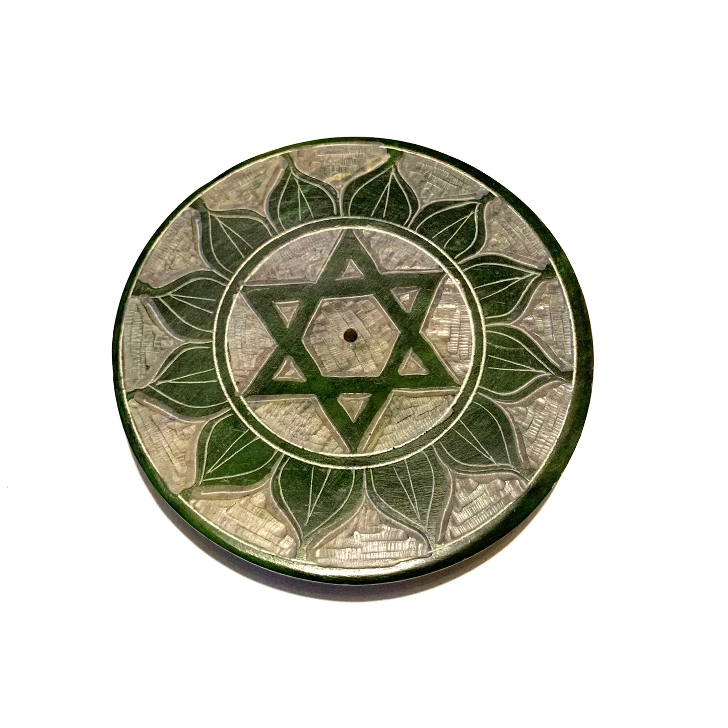 Soapstone Incense Holder - Chakra Plate