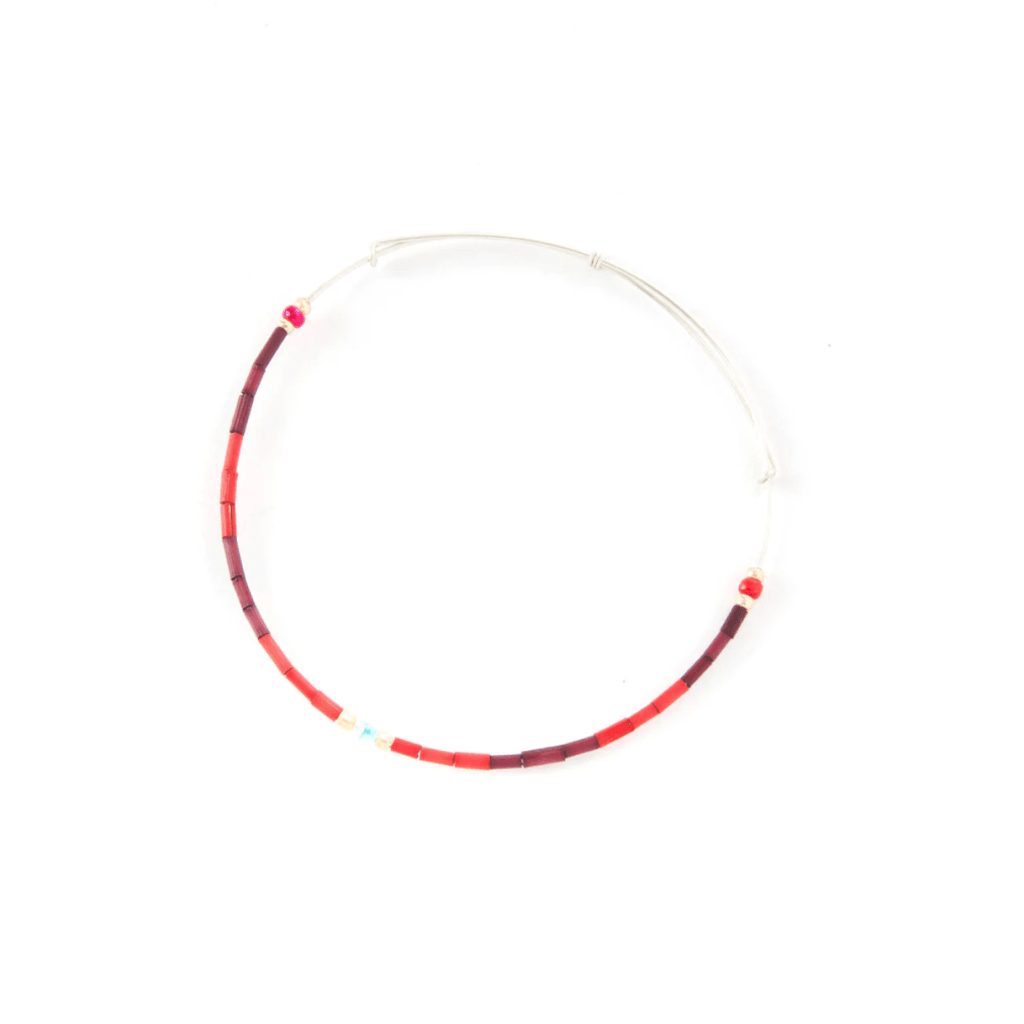 African Jewellery - Zulugrass Adjustable Wire Hoop Bracelet
