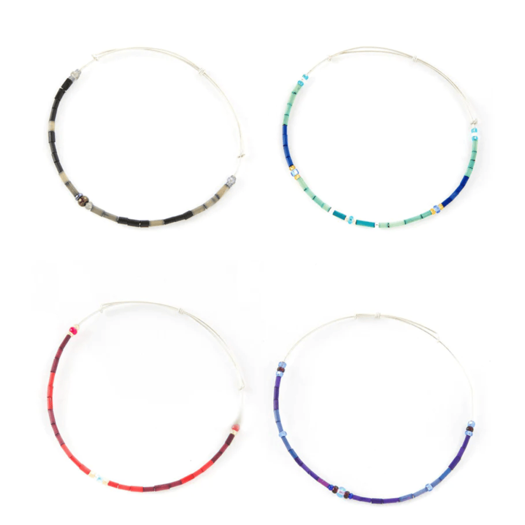 African Jewellery - Zulugrass Adjustable Wire Hoop Bracelet