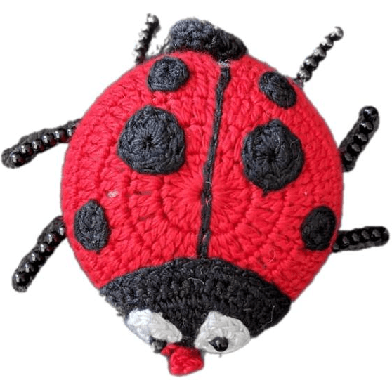 Tape Measure - Crochet Lady Bug