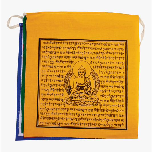 Tibetan Prayer Flag - Medicine Buddha